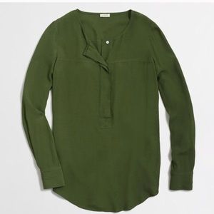 J Crew Henley Green Tunic